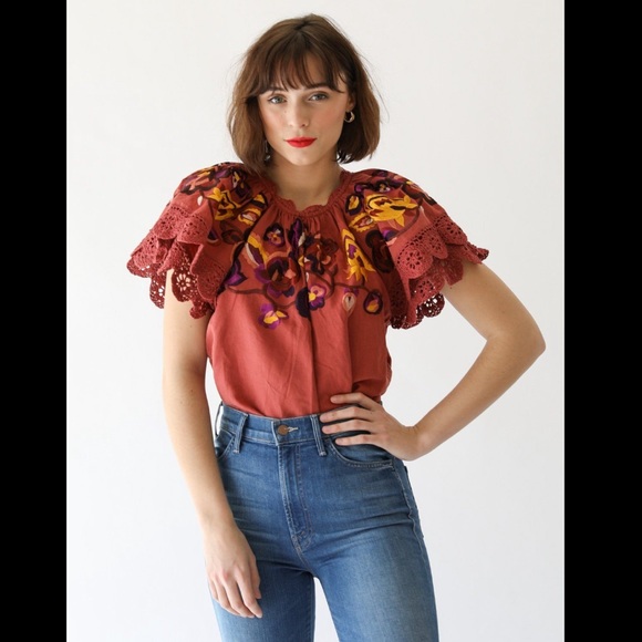 Ulla Johnson rumi top size 2 - Picture 3 of 3